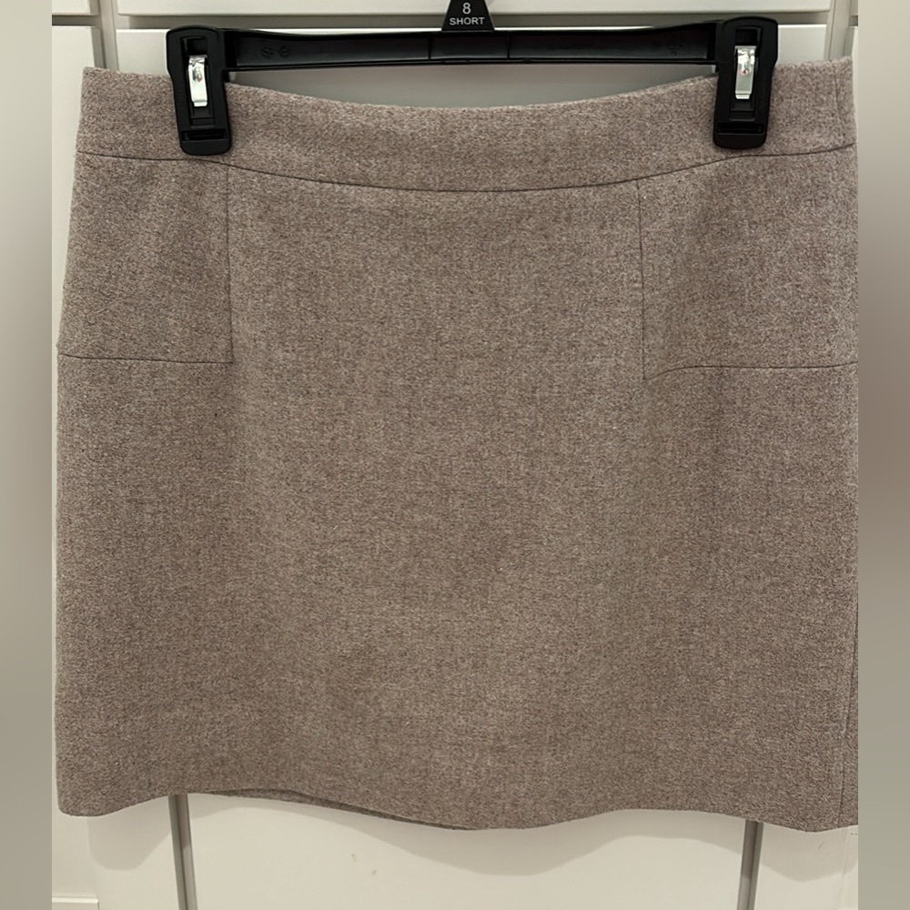 Wool Mini Skirt